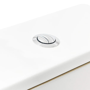 Brevis Combi WC à poser sans bride en céramique compatible PMR avec abattant SoftClose, blanc (SATBRE033RREXVPP)