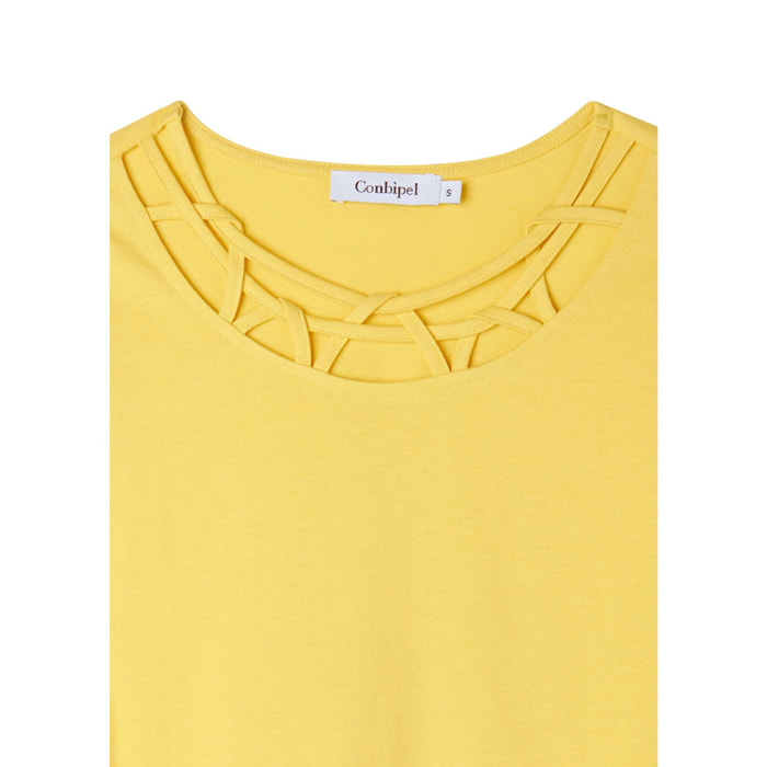 CONBIPEL T-SHIRT GIALLO