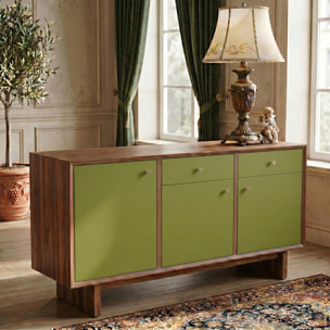 Rouleau adhésif décoratif Vinyle au Mètre - Vert olive - Sticker Lavable Imperméable Mur Cuisine Meubles