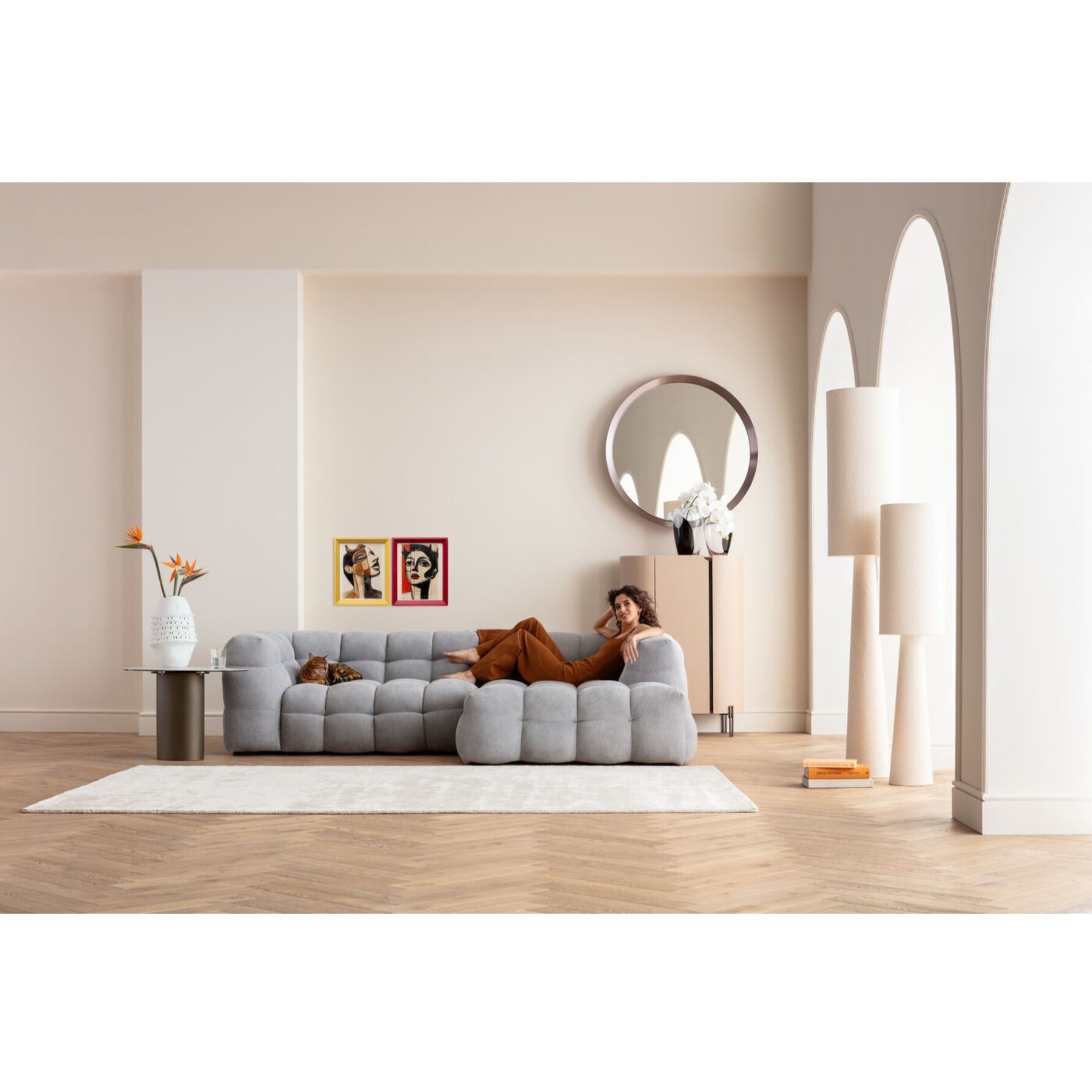 Tableau Frame portraits modernisme set de 2 Kare Design