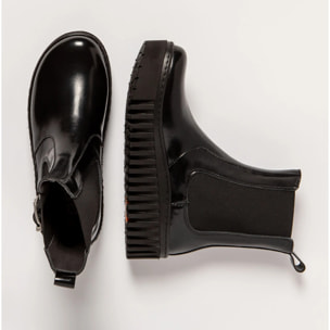 Botines 1516 NAPPA SHINNY BLACK/BRIGHTON color Black