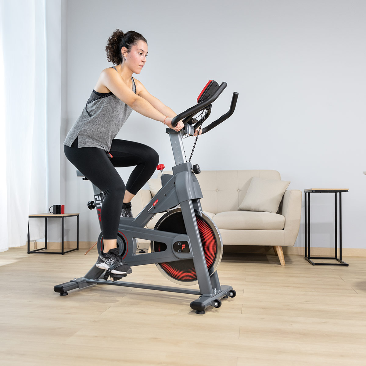 Ejercicio En Casa FITFIU Fitness BEST-100 Bicicleta Estu00e1tica