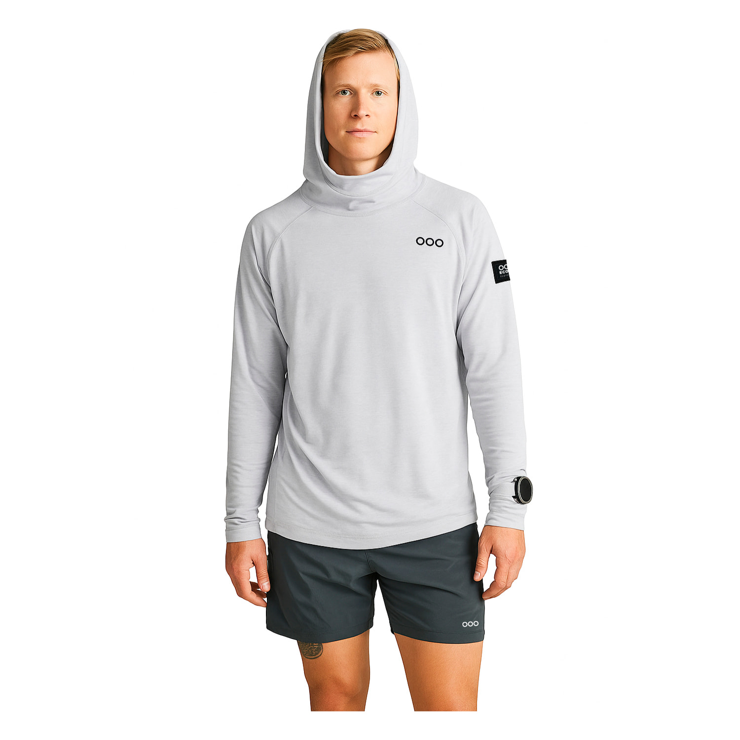 Sudadera uomo ECOON Mont-blanc - Bianco