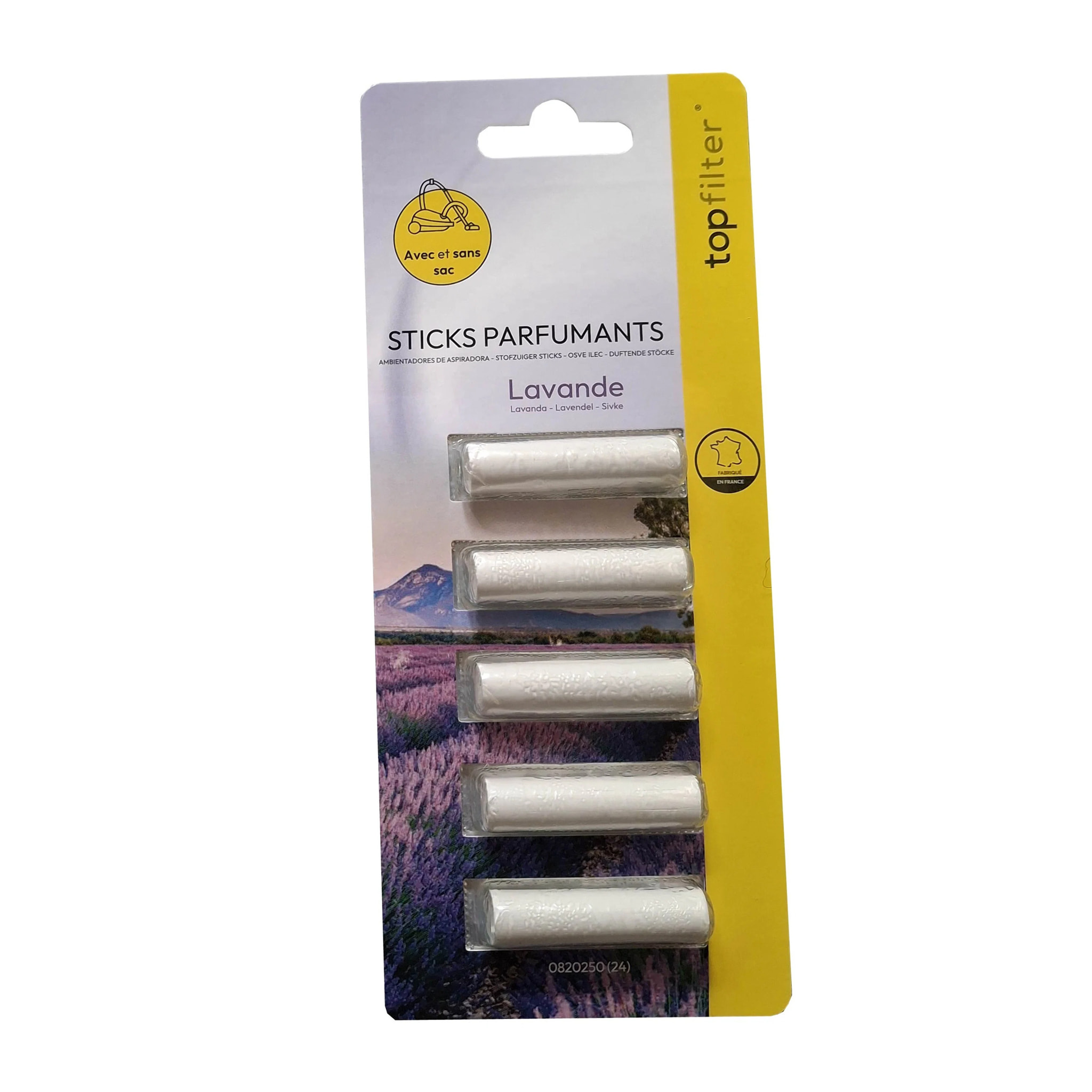 Lot de 5 parfums pour aspirateur senteur lavande TopFilter