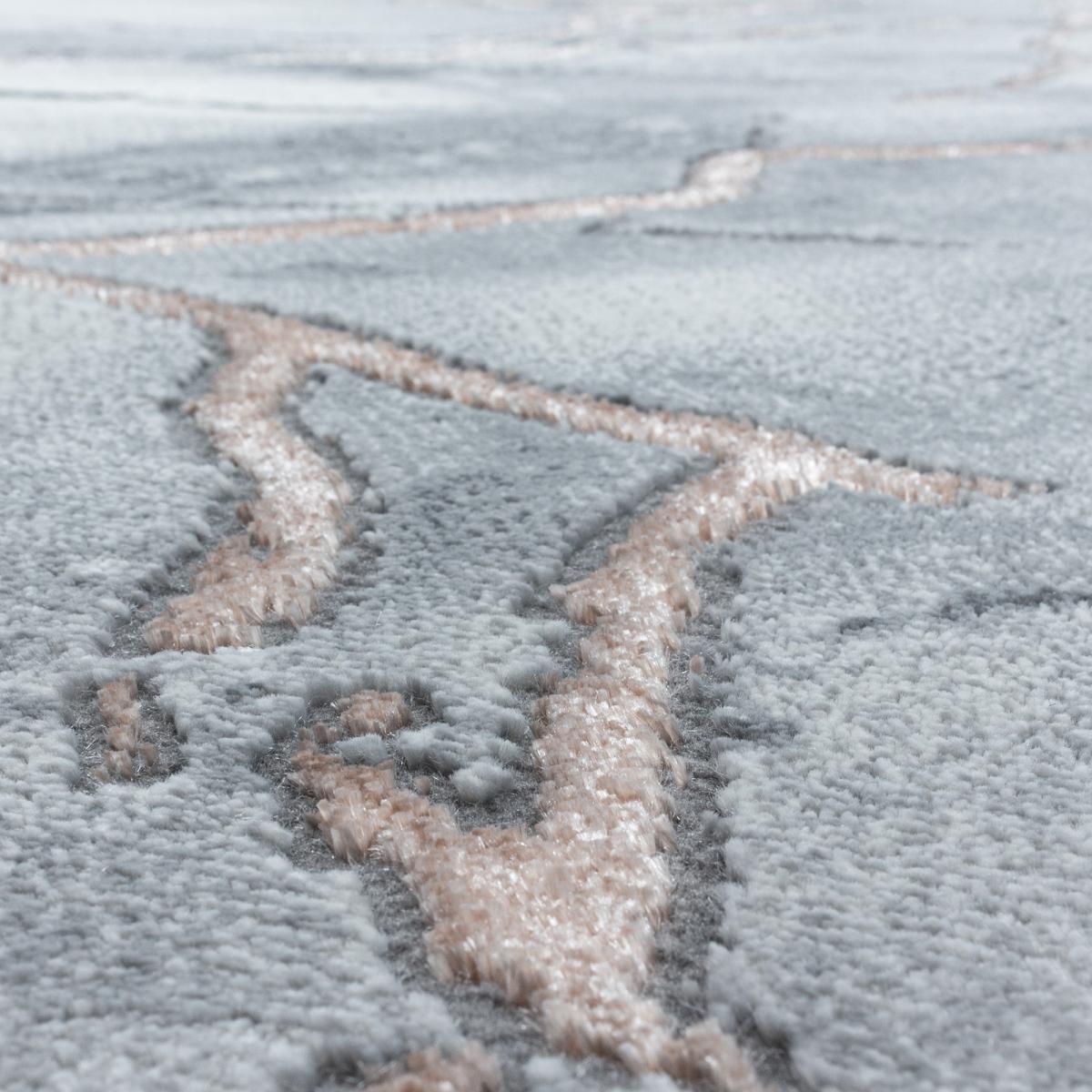 Tapis salon et chambre tissé motif abstrait VATU