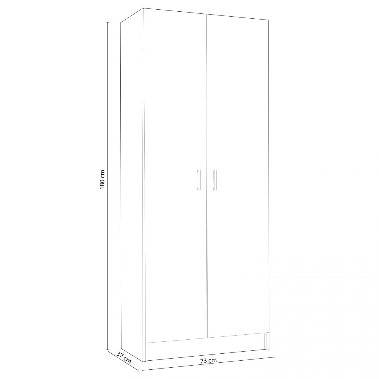 Armario Multi Useful 73 2 Puertas Blanco