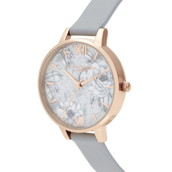 Reloj Olivia Burton OB16TZ01 Mujer Analogico Cuarzo con Correa de Piel sintetica