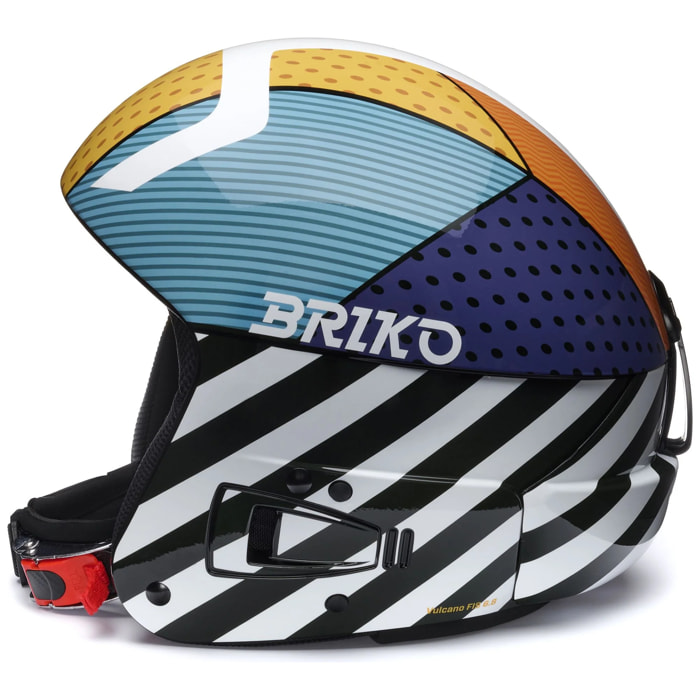 Caschi Briko Uomo Donna Arancione Vulcano Fis 6.8 Graphik