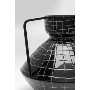 Vase Mesh noir 29cm Kare Design