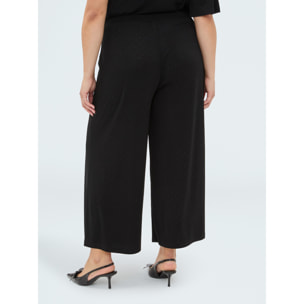 Fiorella Rubino - Pantalones de punto con destellos luminosos - Negro