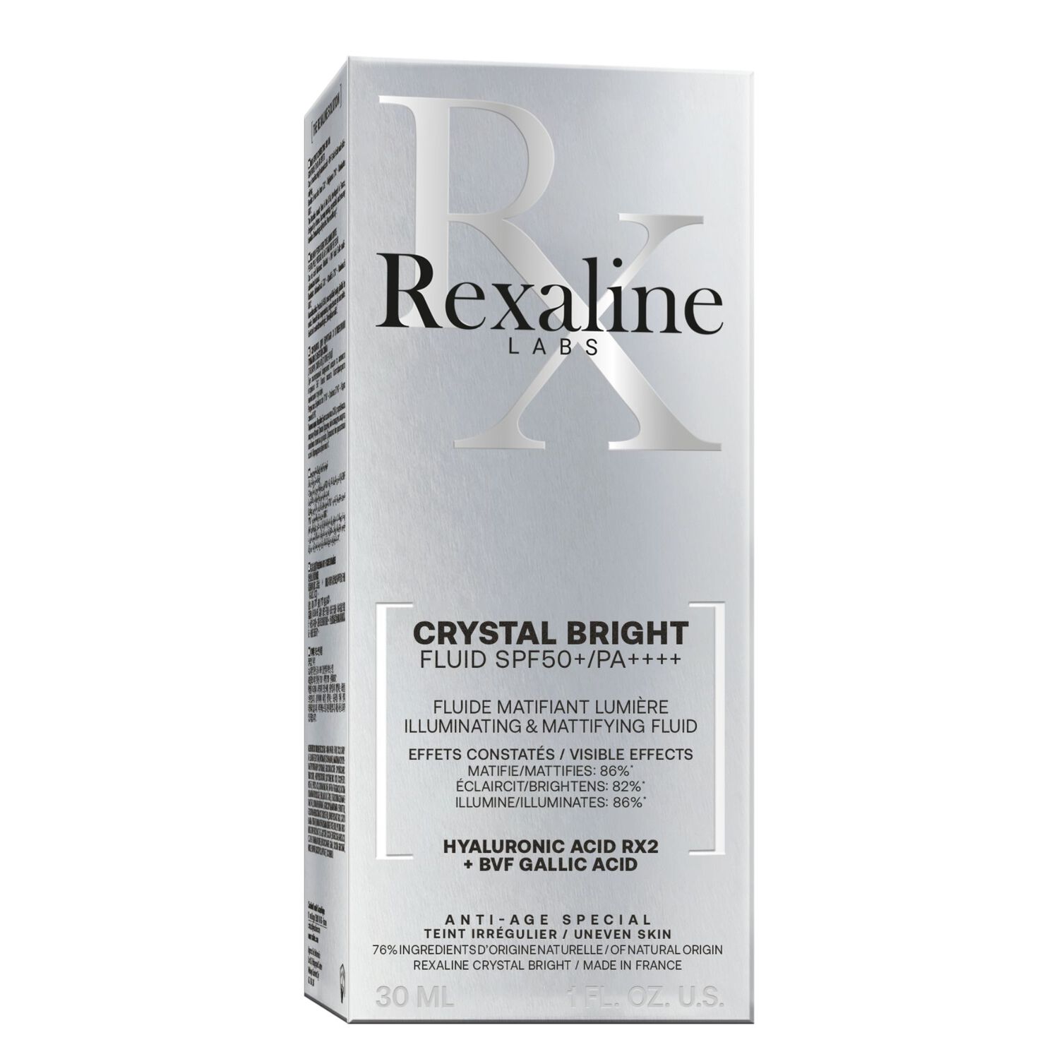 Crystal Bright SPF 30 - Fluide Matifiant Lumière 30ml