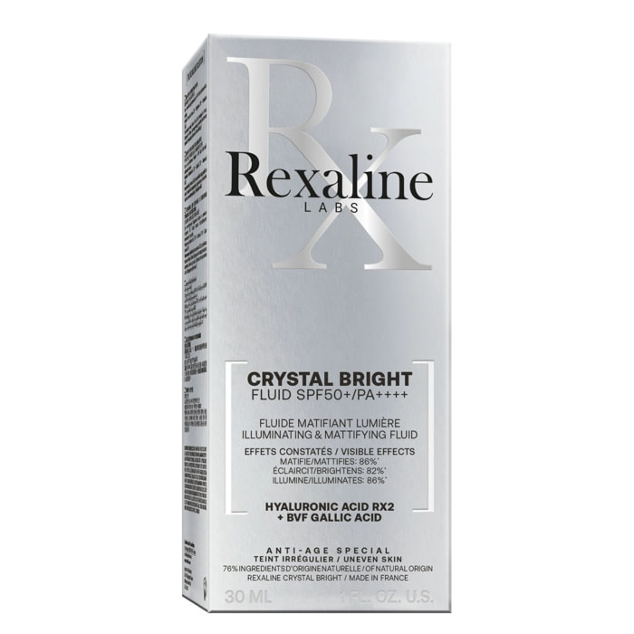 Crystal Bright SPF 30 - Fluide Matifiant Lumière 30ml