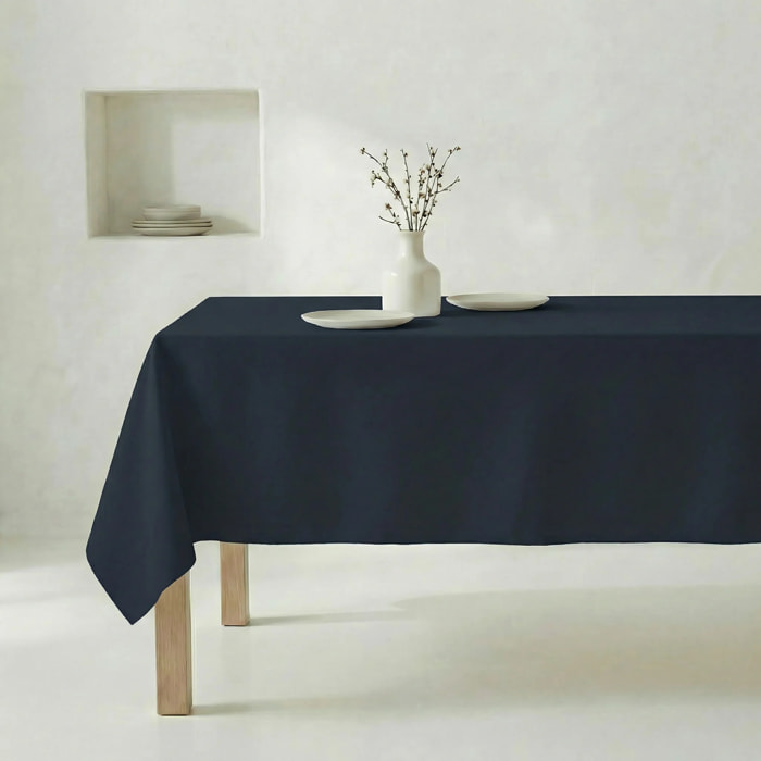 Nappe antitache au toucher tissu imperméable DEEP NAVY