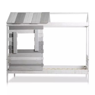 Cama cabaña Barnie W Vintage - Grayscale