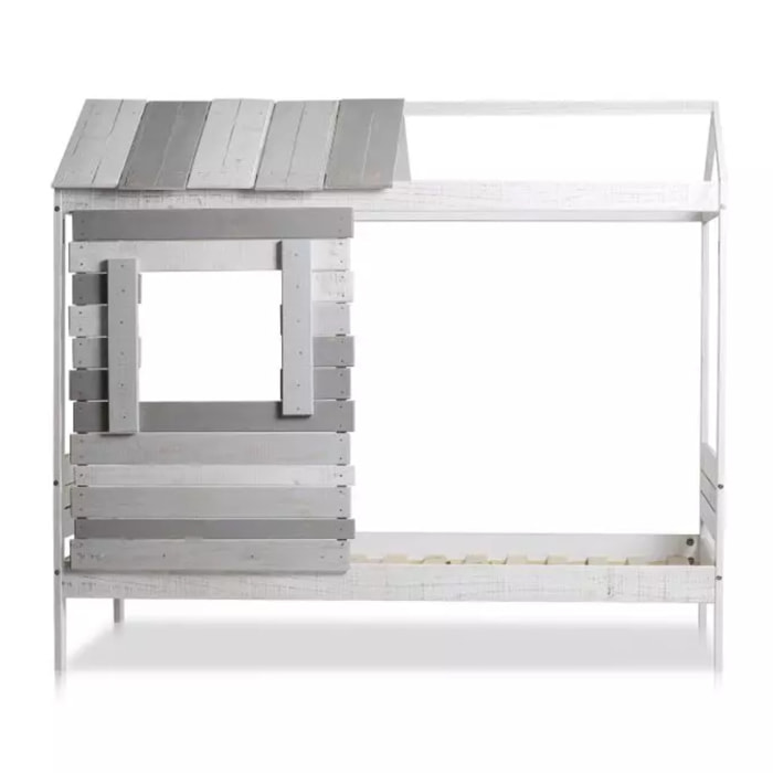 Cama cabaña Barnie W Vintage - Grayscale