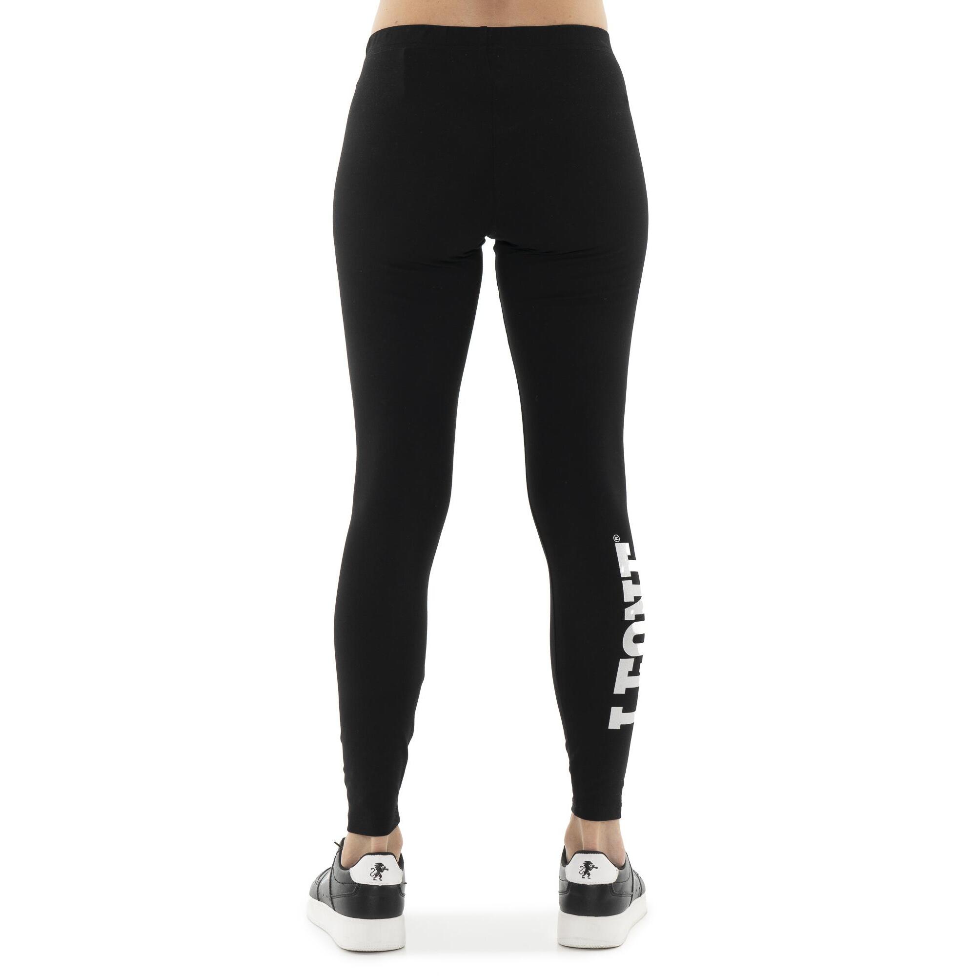 Leggings da donna in cotone elasticizzato Leone Basic