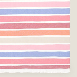 Toalla doble faz tejido y rizo Bita color rosa