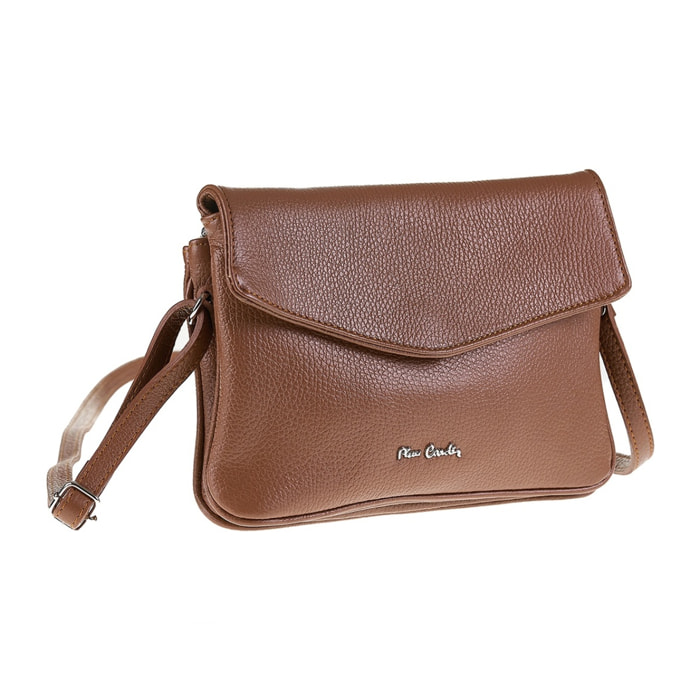 Borsa a tracolla da donna Made in Italy - Modello Seraphina Lux - 100% pelle - 26.0 x 18.0 x 4.0 cm