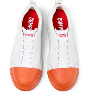 Sneakers - CAMPER Junction Runner - Bianco - Pelle liscia