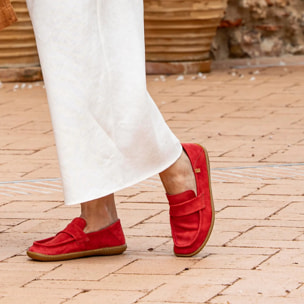 Zapatos N5294 NOBUCK LAVADO CUERO/EL VIAJERO color Cuero