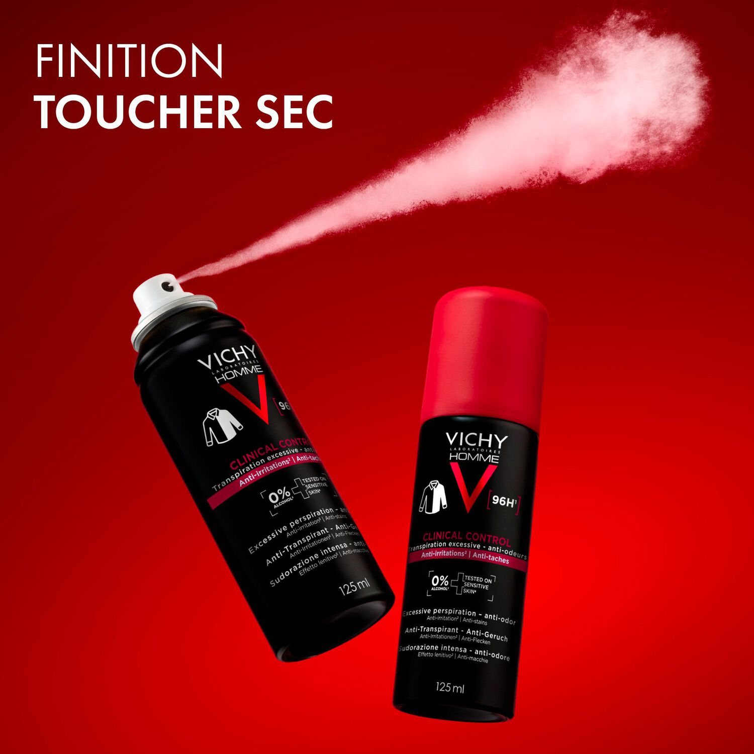 Vichy Homme - Anti-Transpirant Extrême 96h pour Homme