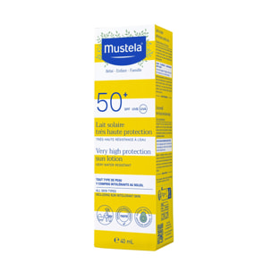 Solaire - Lait Solaire Très Haute Protection SPF50+