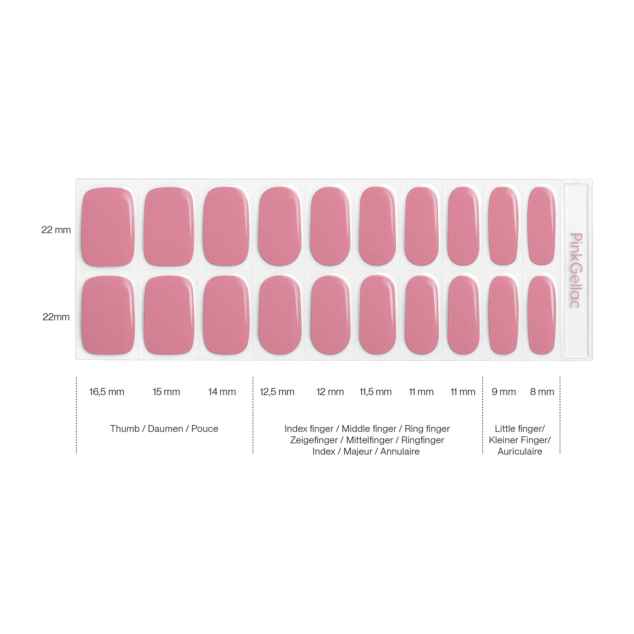 Stickers gel - 0004 Muted Rose