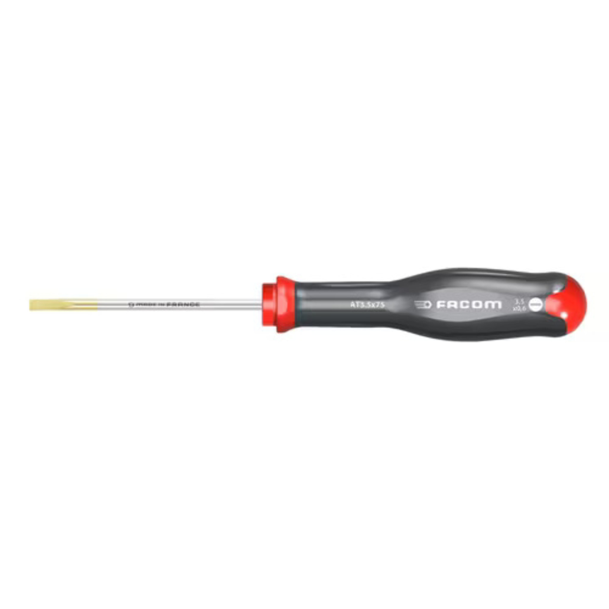 Tournevis Protwist pour vis à fente - lame fraisée 5x75 - FACOM - AT3.5x75