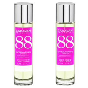 Caravan fragancias set de 2 frascos perfume de mujer nº88, de 150 ml