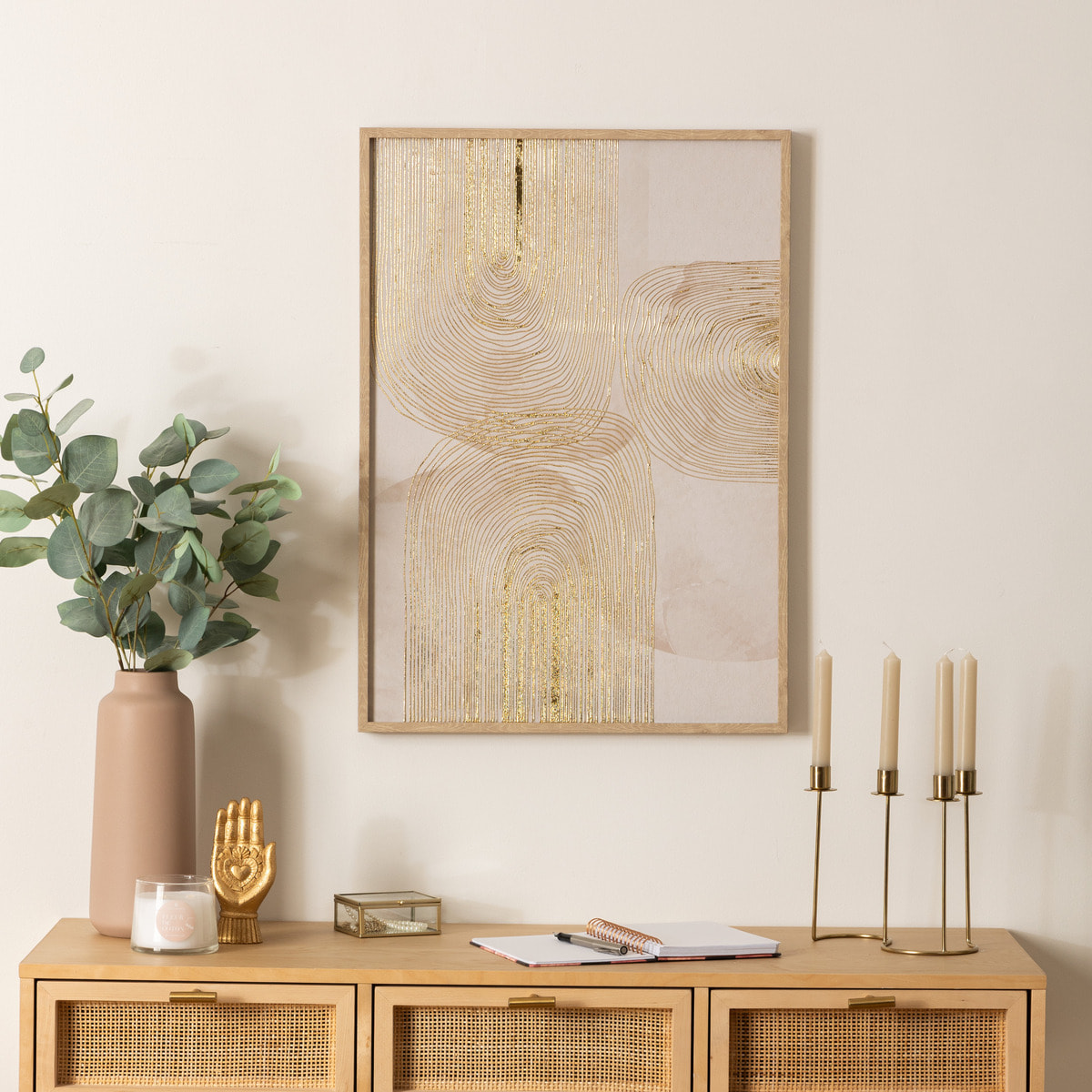 Toile imprimée encadrée Elin 50x70cm