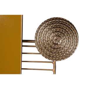 Adorno Pared Metal Negro Blanco 88x5x60 Cm