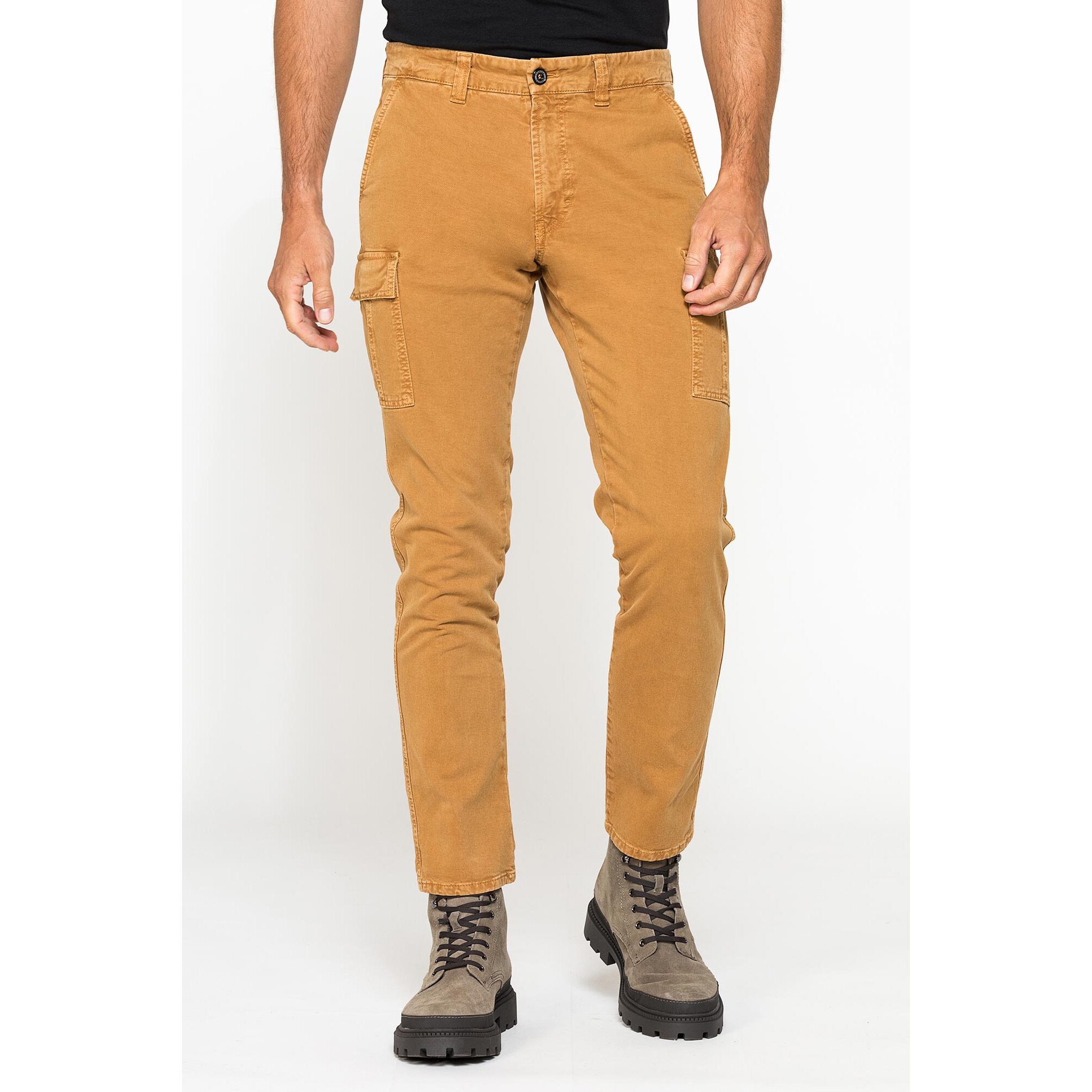 CARGO MOD. 619 SLIM FIT IN PESANTE GABARDINA STRETCH