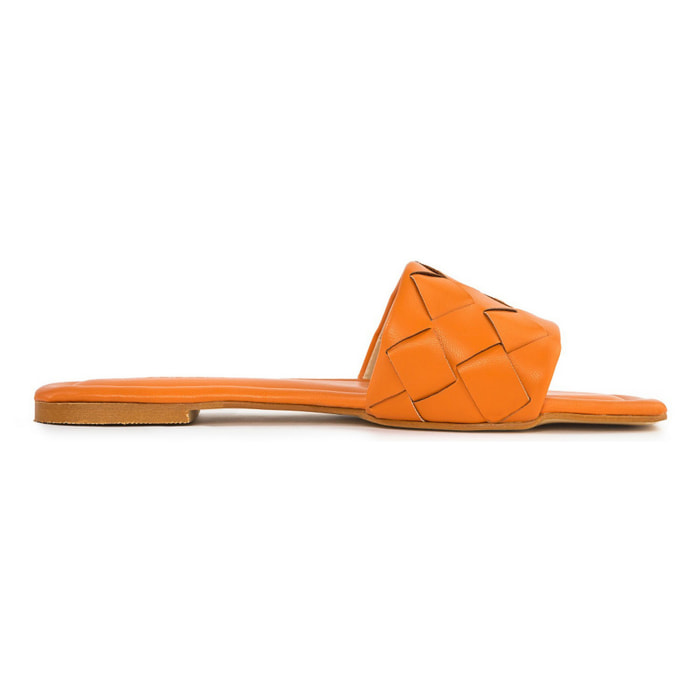 Sandali Donna colore Arancio -1cm