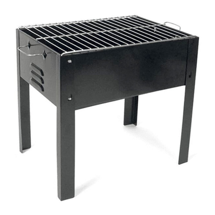 Barbacoa Con Parrilla Negro 35x24x35 Cm