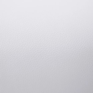 Pack 6 sillas de comedor símil piel Emi Blanco - Negro