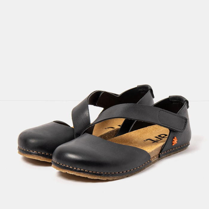 Sandalias 0384 ROMA BLACK/ CRETA color Black