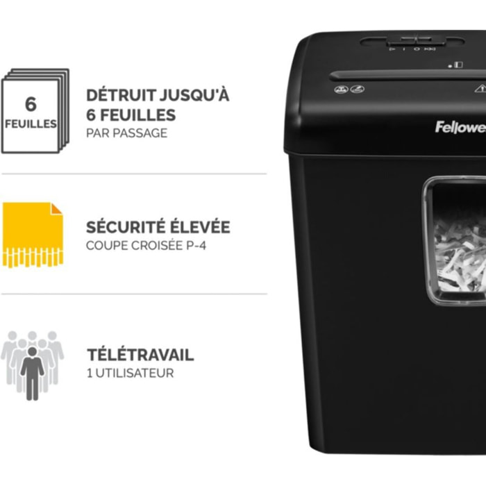Destructeur FELLOWES P 30C Coupe croisée
