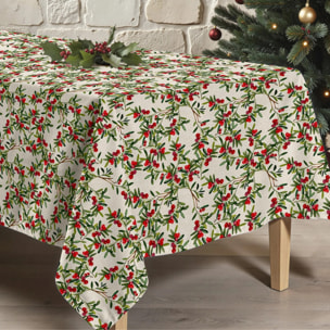 Nappe en résine Anti-tâches Navidad Hojas
