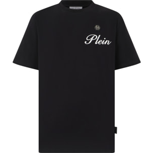 PHILIPP PLEIN Round Neck T-Shirt Embossed Signature