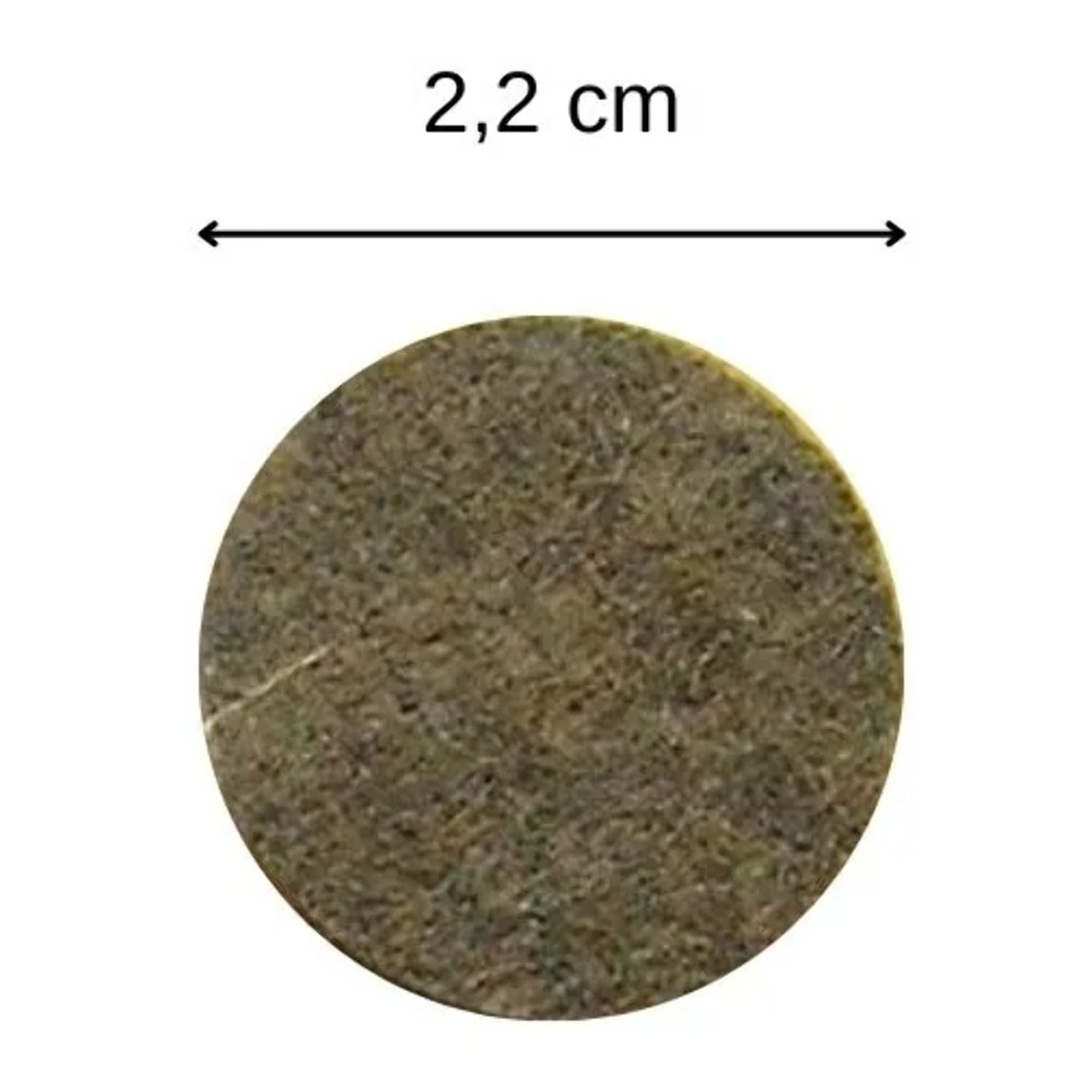 Patins en feutre adhésifs pour meubles Lot de 2, diamètre 22 mm Fackelmann Tecno