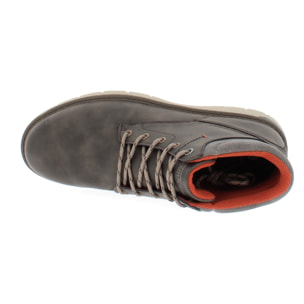 Armata di Mare Scarpe Polacco Uomo Stivaletti Casual con Soletta Rimovibile in Memory Foam AMU W24M613 Dk Brown