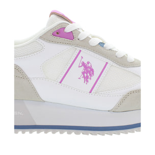 U.S. Polo Assn. - Sneakers SACHA006W/5MS1 in sintetico per donna