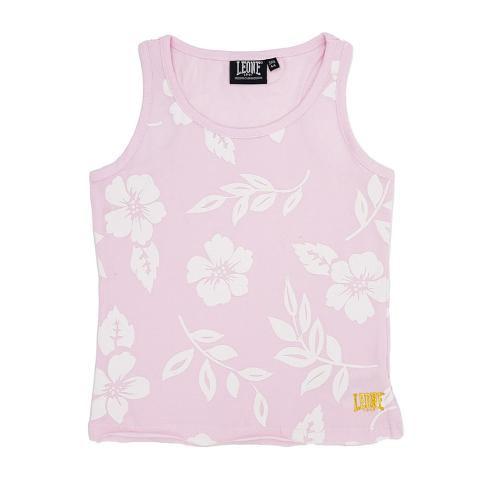 Camiseta sin mangas floral Chic Boxing Girls