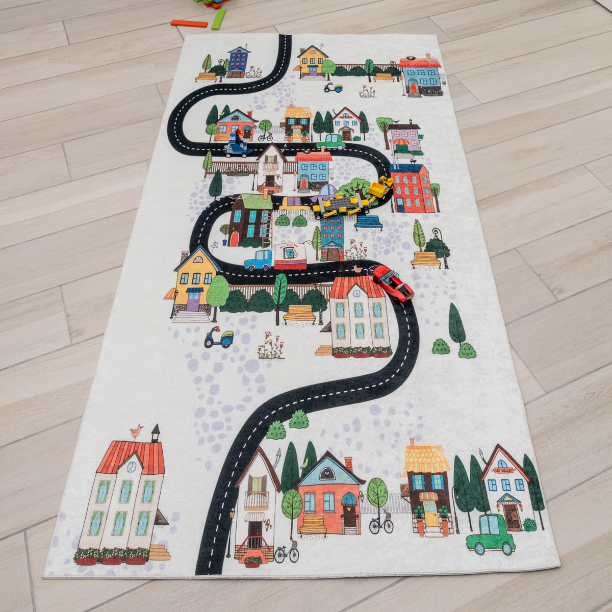Stampa - tapis enfant lavable à motif, blanc