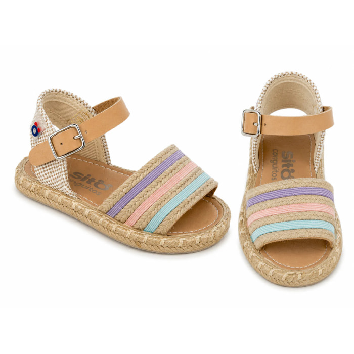 Sandalias de Niña en Multicolor