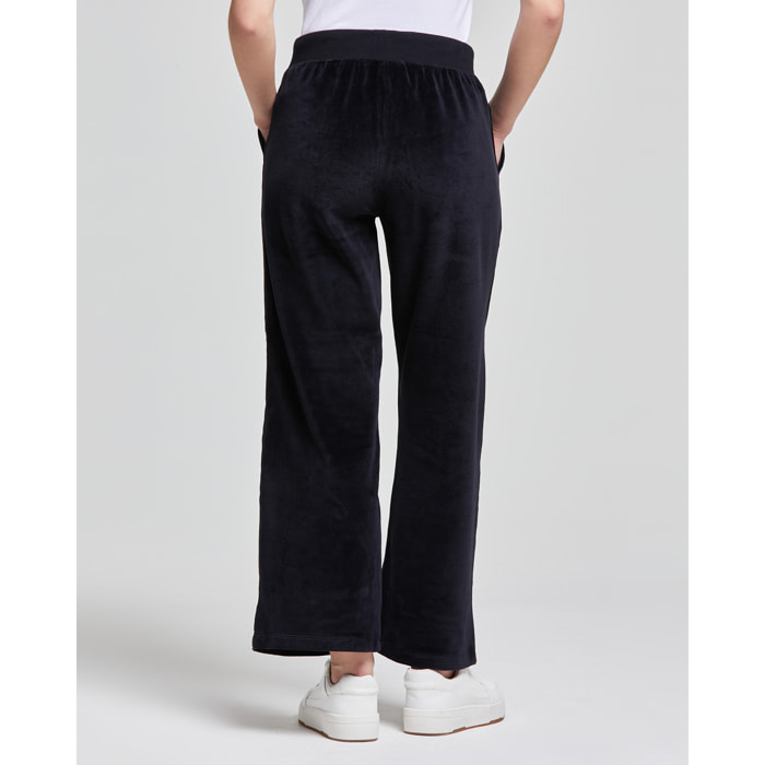 PANTA PALAZZO VELLUTO DONNA