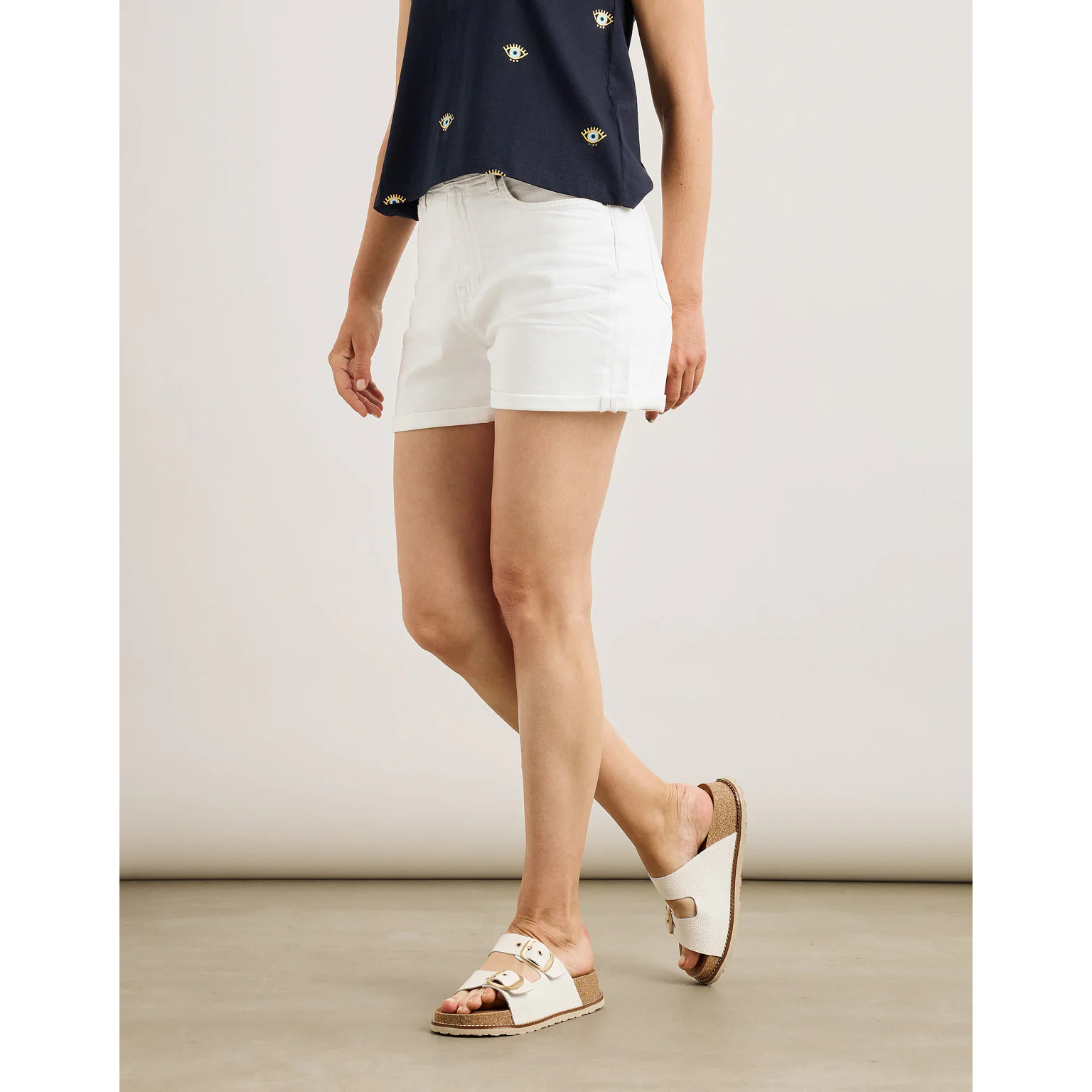 Bermuda Denim Blanco - Orce