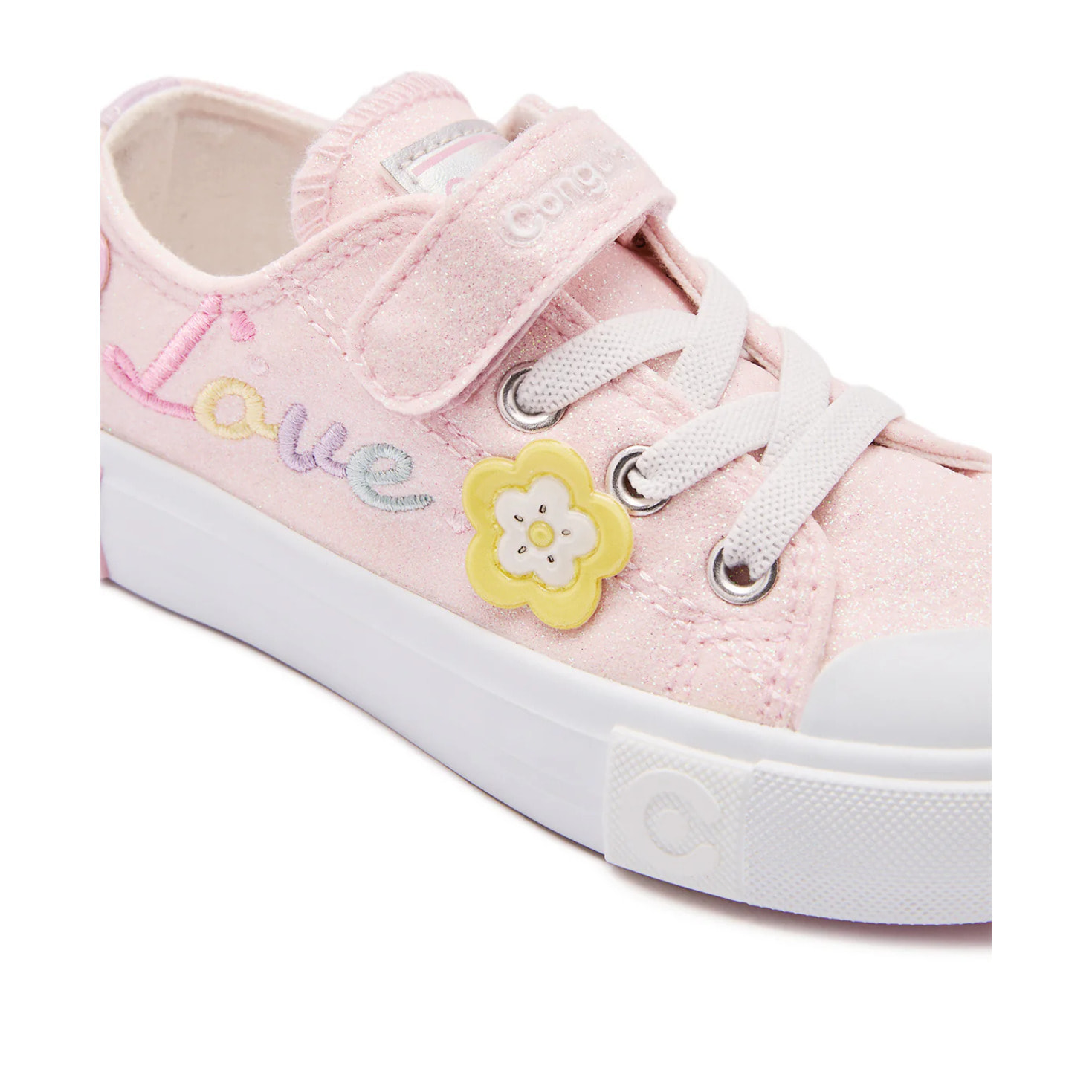 Zapatillas de Niña con Detalles de Flores