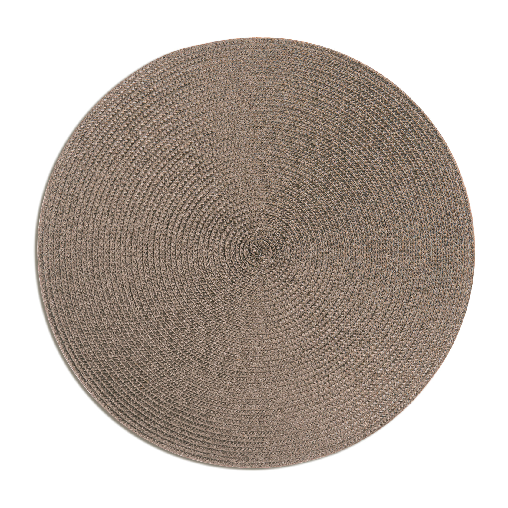 Set de 6 sets de table ronds Excelsa – Round, Polypropylène Gris