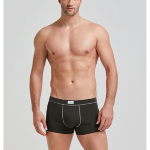 Boxer cotone con dettagli a contrasto